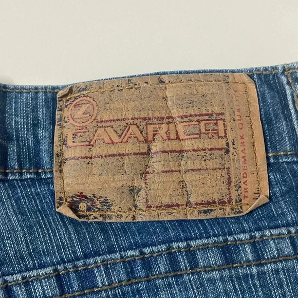 Vintage Z Cavaricci jeans size 5 cotton blend denim lined pattern lightweight - Picture 9 of 13